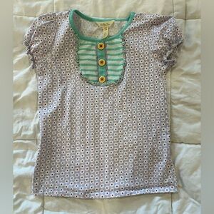 Matilda Jane Teal and Lavender Floral Top